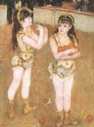 Pierre-Auguste Renoir Tva sma cirkusflickor Sweden oil painting reproduction